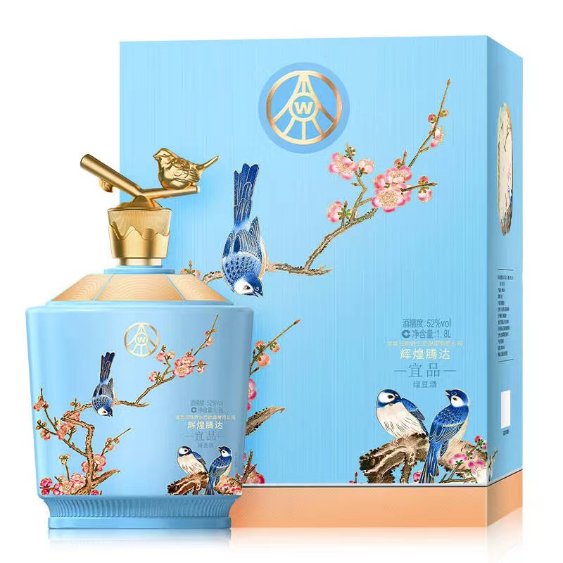 宜品辉煌腾达 仙林生态.喜上眉梢优级浓香大坛白酒52度1.8L*1坛