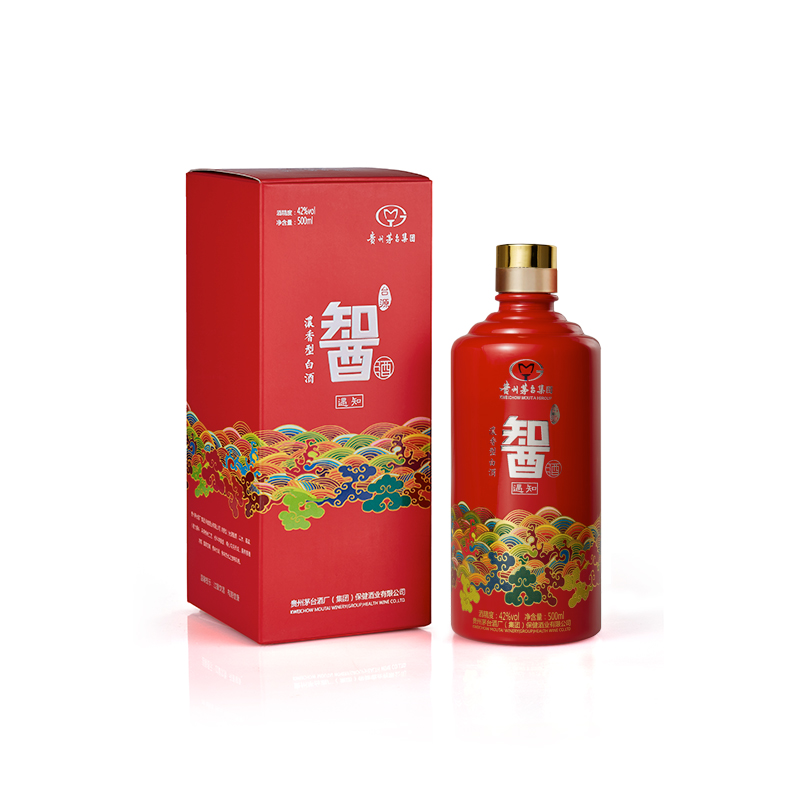 贵州茅台集团 2017年产 台源䣽酒遇知浓香白酒500ml*1瓶42度500ml