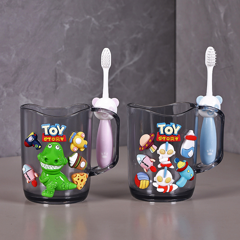 奥特曼儿童刷牙漱口杯男孩挂墙式刷牙杯宝宝洗漱牙刷牙杯牙刷杯