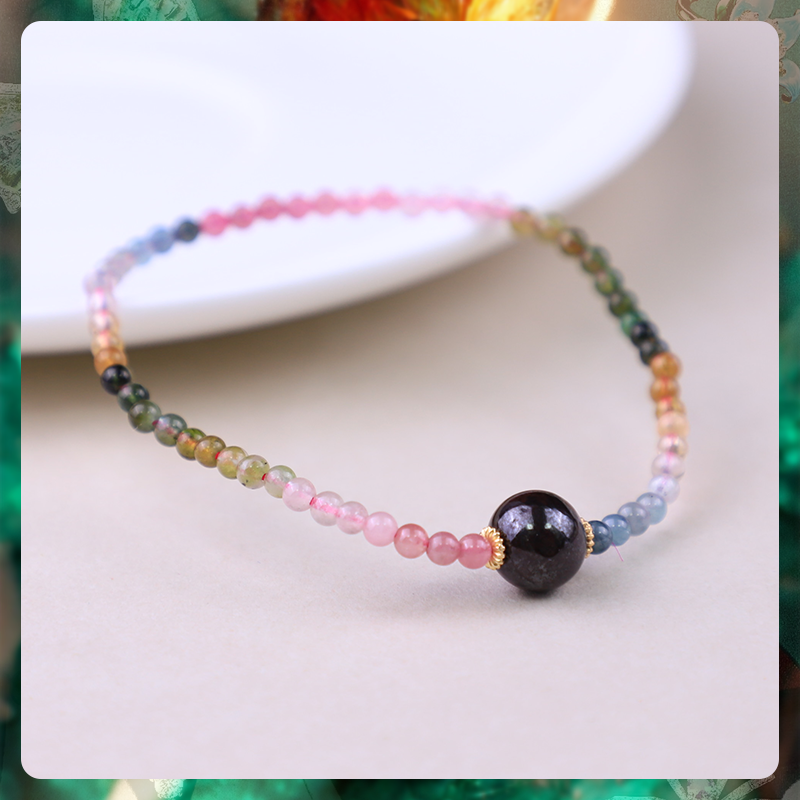 舒俱来DIY碧玺手串3mm+合集