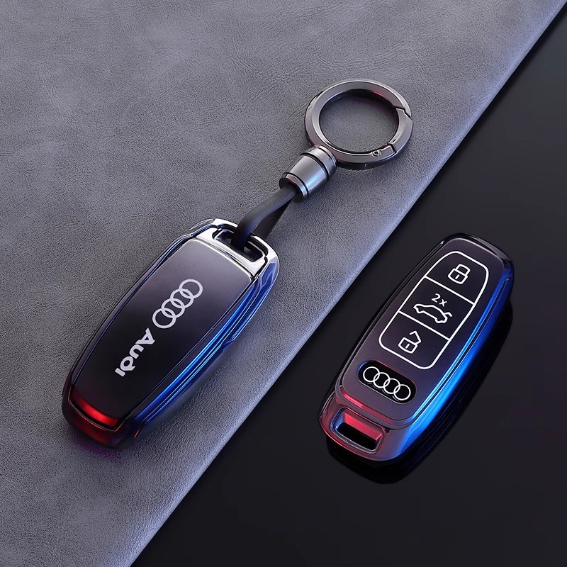 奥迪a6l钥匙套a3车a4l男士q5l高档q3壳2023款q7 a8 q2l a5 q8扣q4