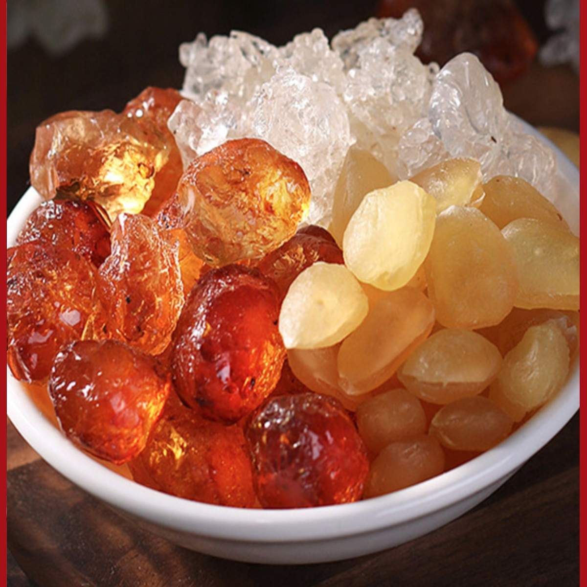 【皇福临】云南自然雪燕桃胶皂角米组合罐装滋补食用
