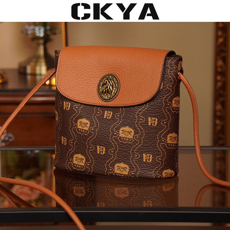 CKYA新款轻奢时尚休闲百搭潮流女士经典单肩包 1125