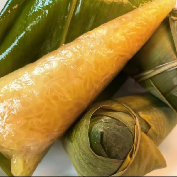 【手工粽子】手工原味粽新鲜糯米白水粽花生粽真空包装纯手工