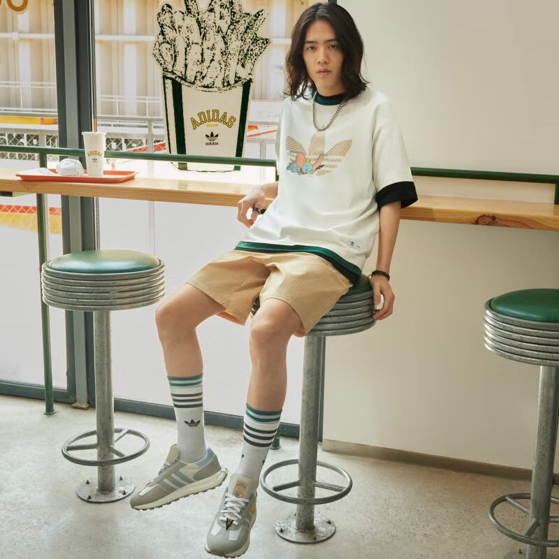 adidas/阿迪达斯阿迪三叶草男女T恤/短袖短袖T恤潮流休闲IN1071