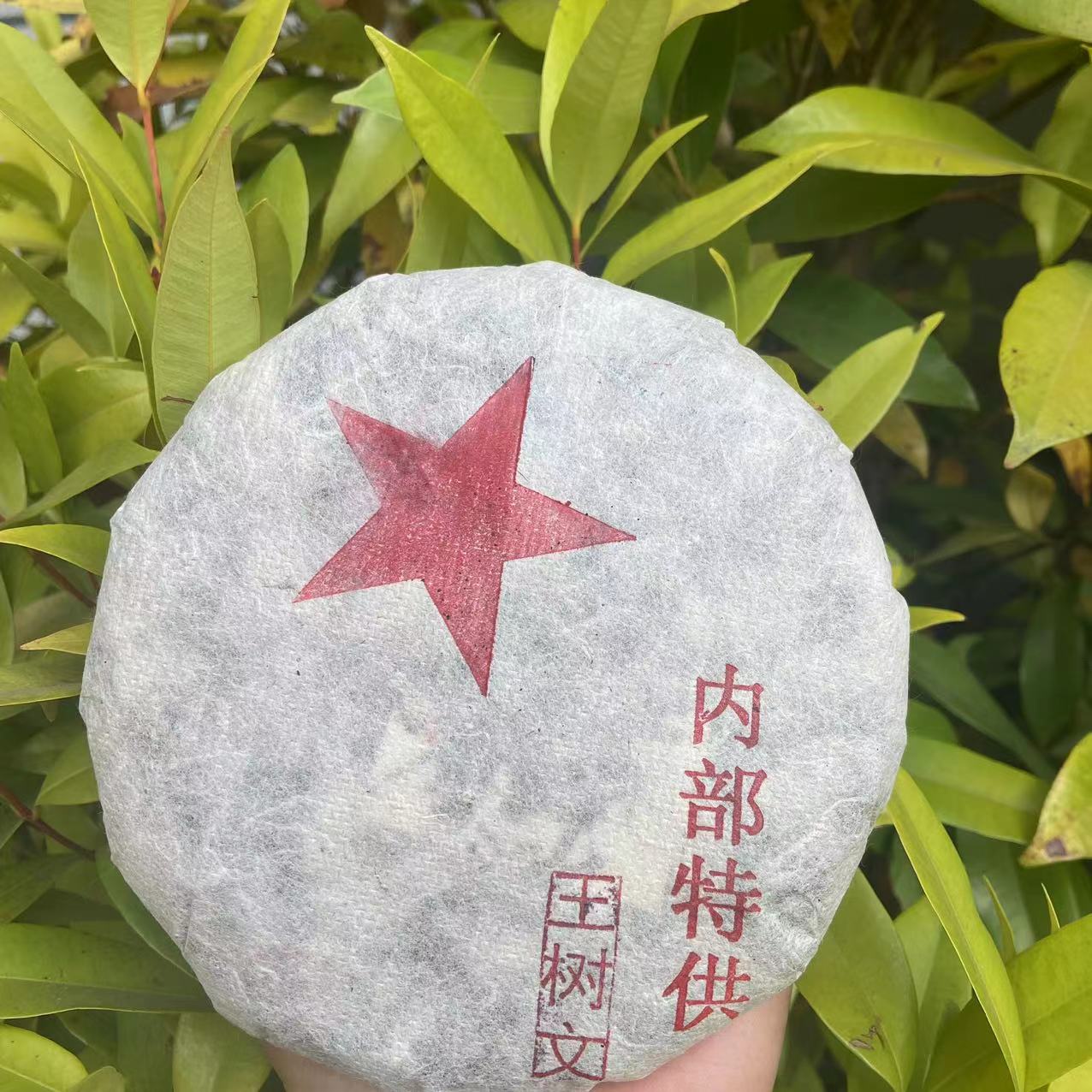 雨腾古茶 白棉纸红星WSW内部特供古树普洱茶200g/饼 熟茶