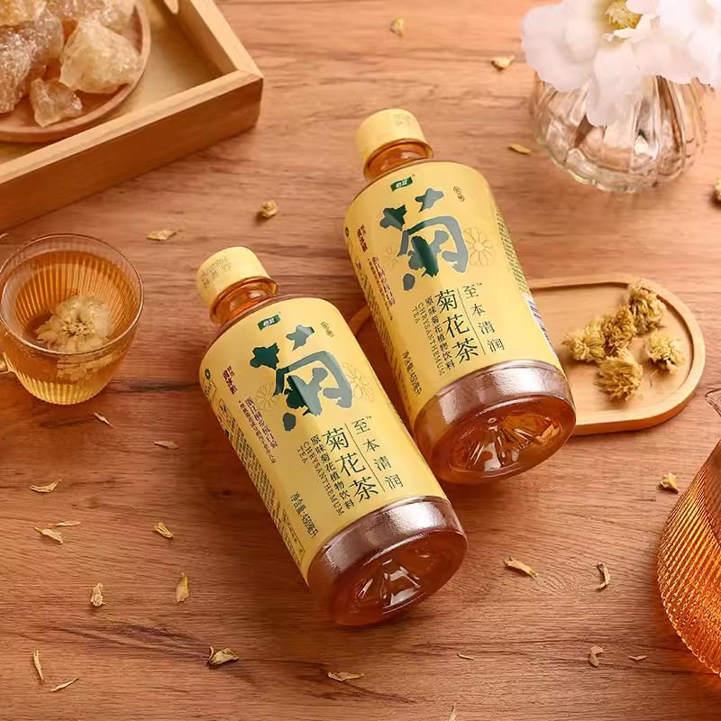 怡宝 菊花茶450ml*8瓶至本饮料低糖清润清香原味清爽植物整箱批发