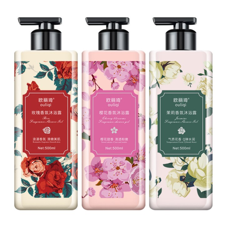 欧丽琦香氛沐浴露保湿滋润控油滋润清香持久留香水润丝滑舒缓肌肤