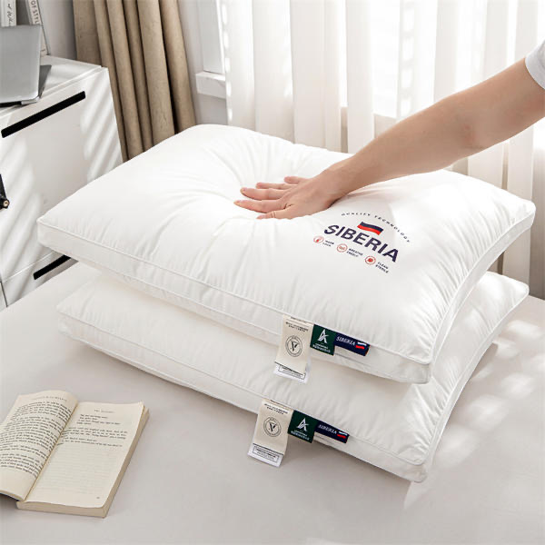 A类全棉枕芯成人护颈助眠不塌陷枕头家用酒店学生宿舍单人软枕头