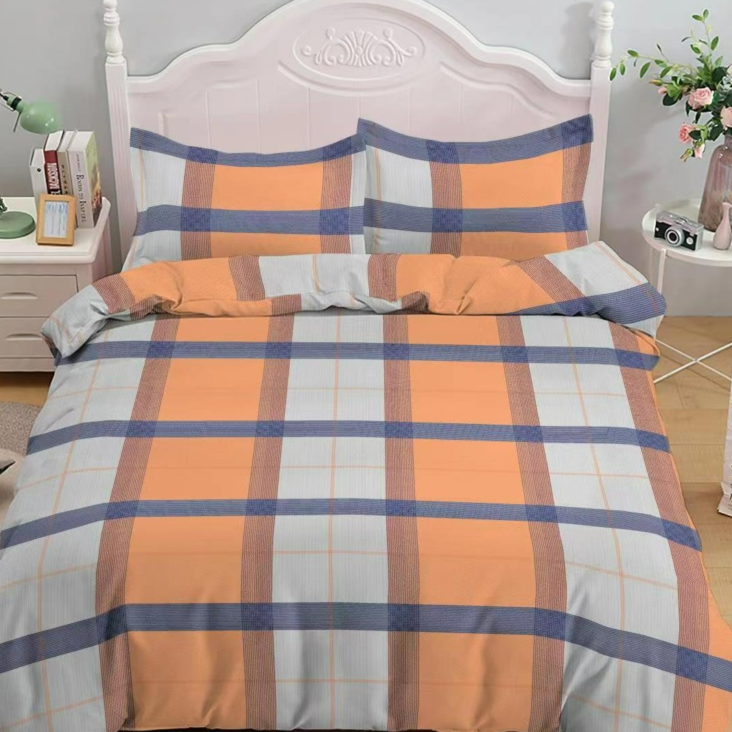 【两米布块】辉煌一生-棉加厚磨绒面料不加工 尺寸195*245方格棉布