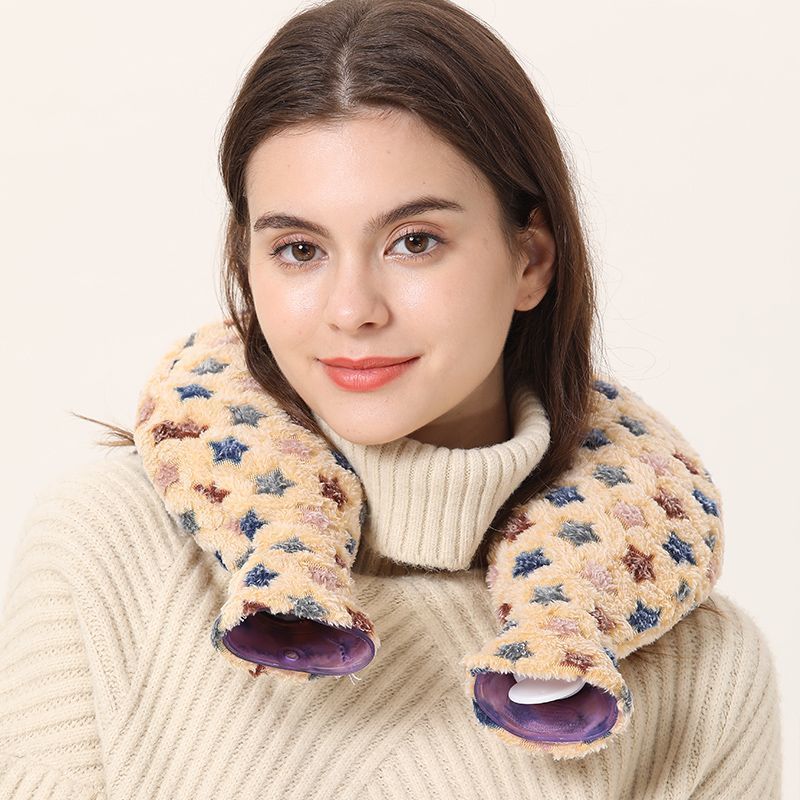 注水式热水袋型防爆加厚暖水袋护肩暖颈椎热水袋灌水颈部热敷暖宫