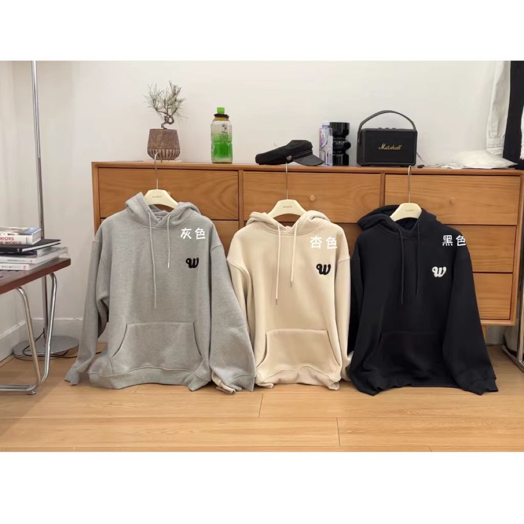 L婷婷推荐  【慵懒周末】连帽加绒加厚休闲卫衣9986-1