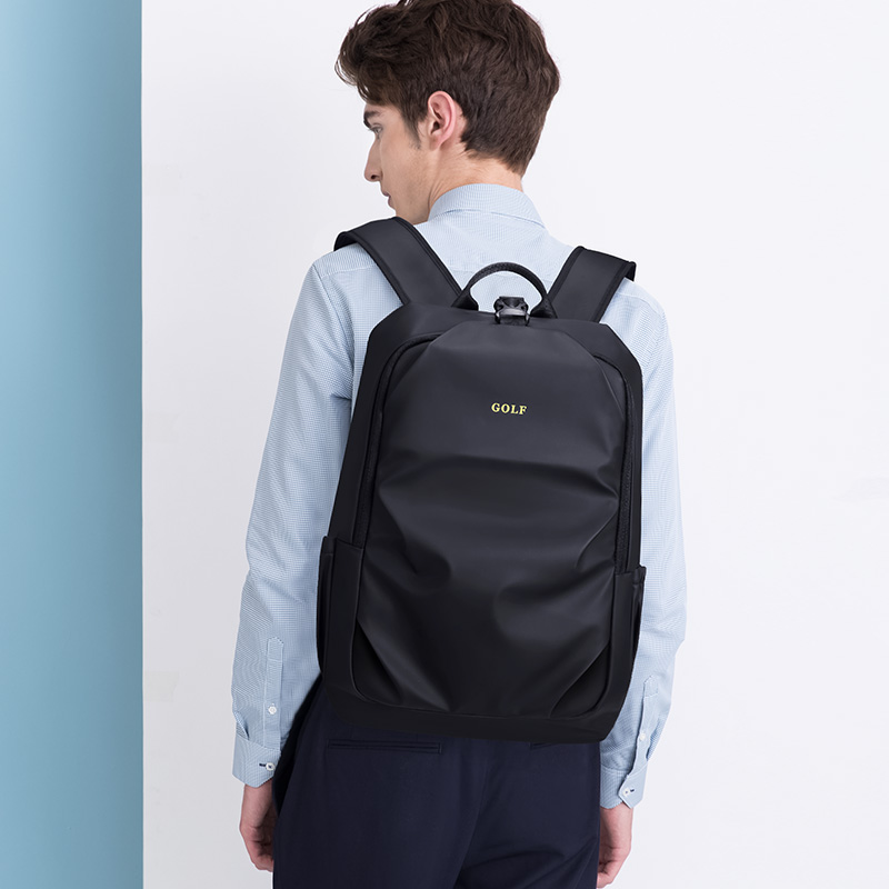 GOLF/高尔夫大学生背包男士双肩包15.6寸电脑包大容量休闲书包男