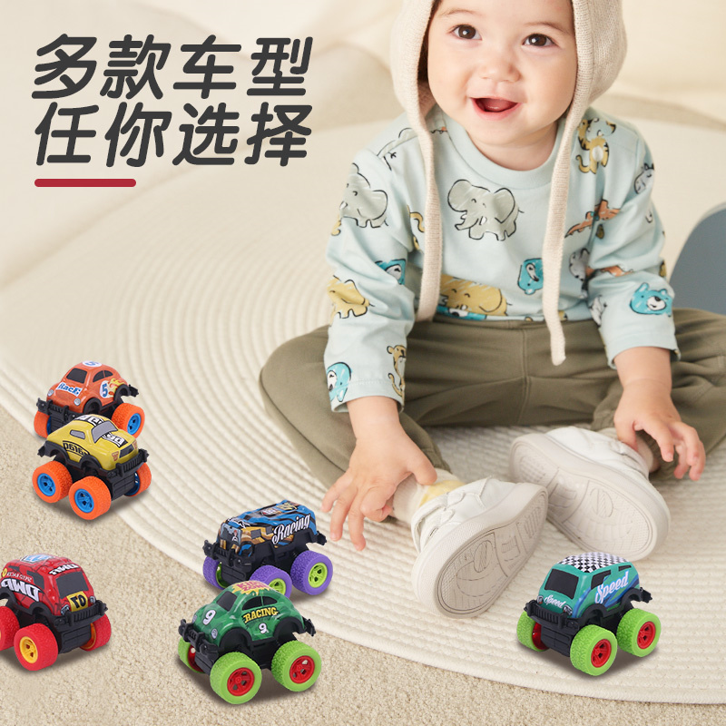 合金回力玩具车儿童耐摔迷你多只装小汽车男孩女孩宝宝幼儿园礼物