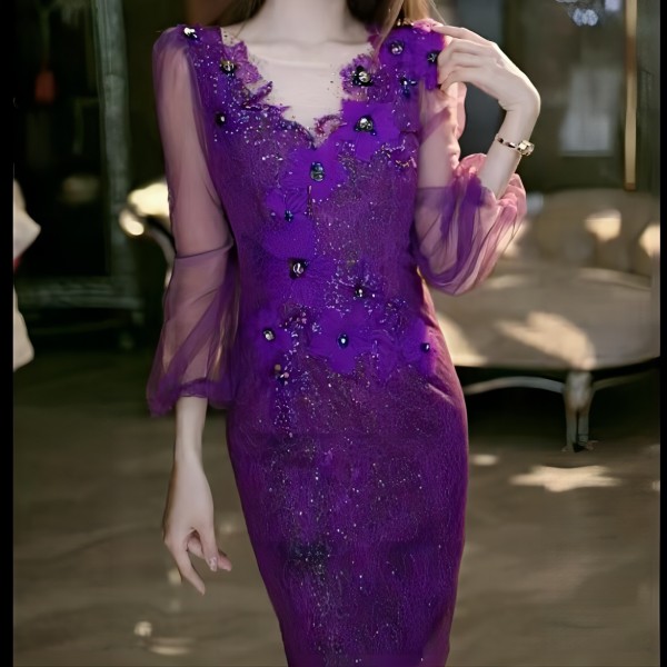 SEJI/瑟纪12.30【普罗旺斯】重工气质连衣裙