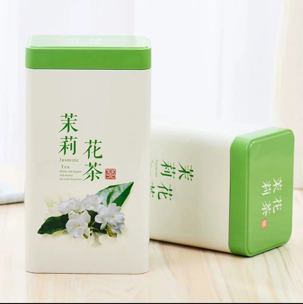 敏月鸿茉莉花茶浓香型罐装口粮茶新茶自喝送礼100g