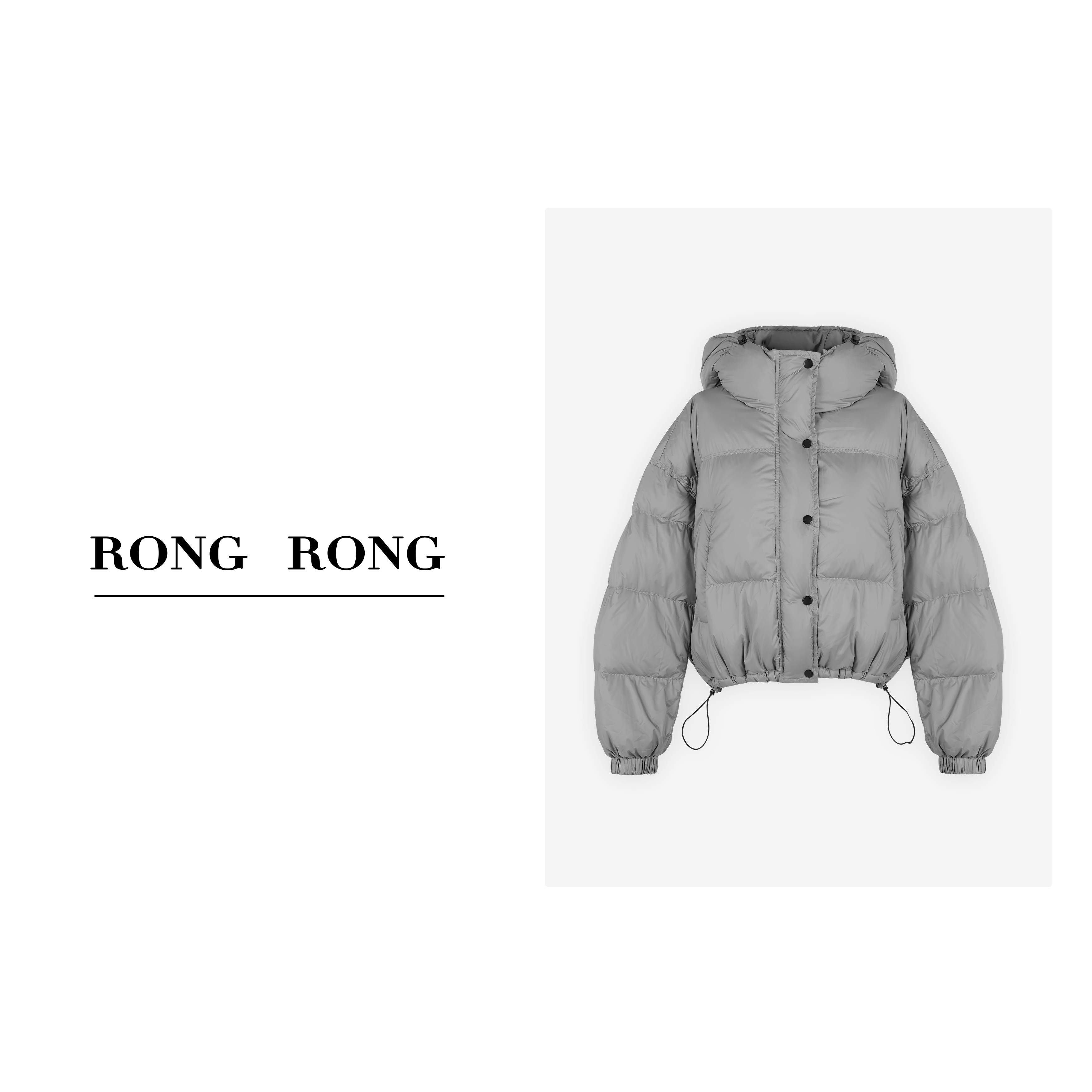 X【月下优雅】RONGRONG溶溶 秋冬时尚百搭羽绒服238697-9.27 W001