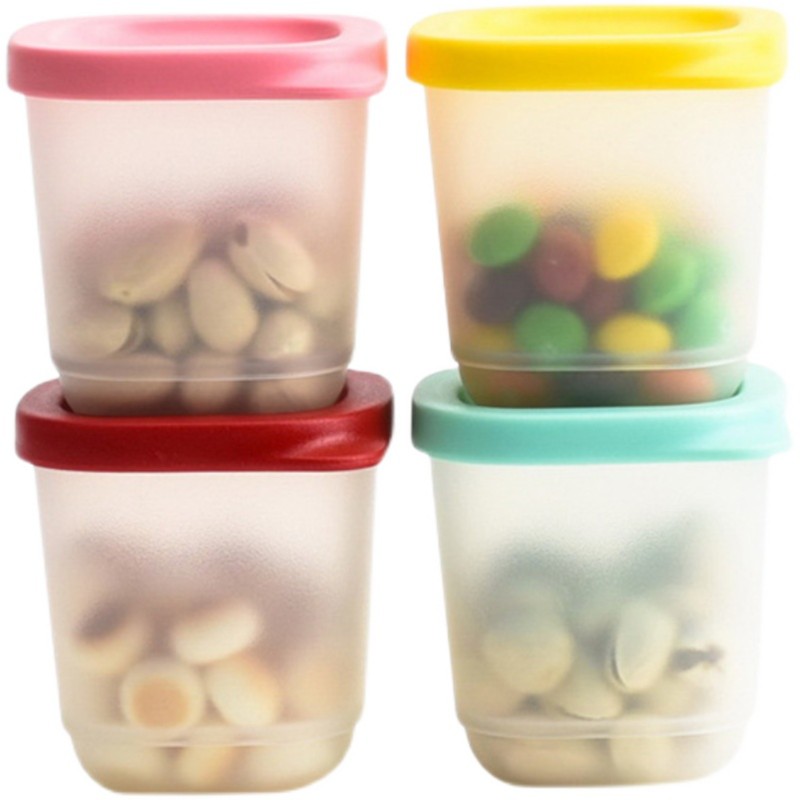 特百惠小可爱保鲜盒塑料迷你便携小零食辅食密封盒首饰储藏盒干果