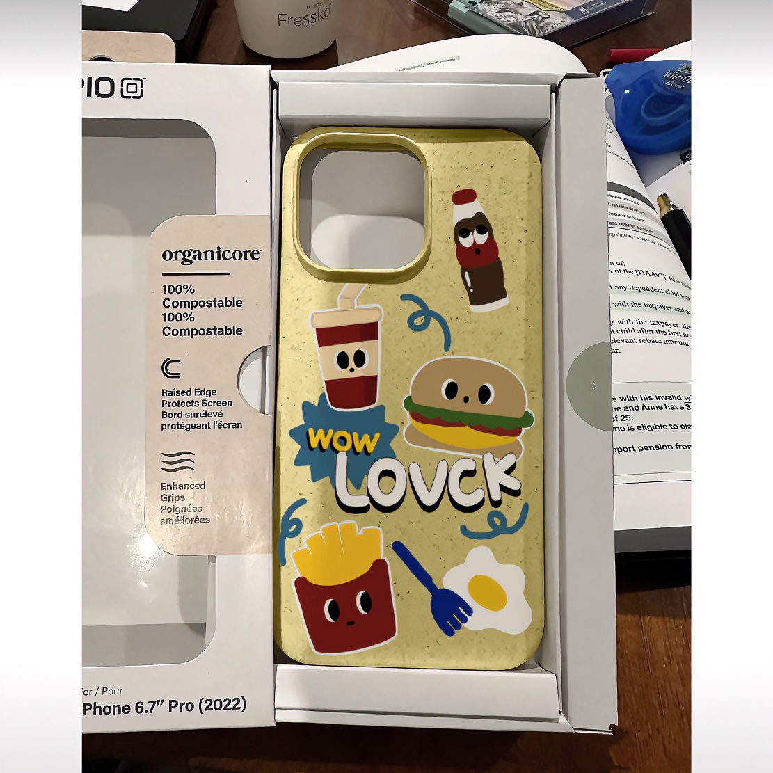 欧克里里美味汉堡适用苹果14ProMax手机壳iPhone13/12/11卡通xrxs