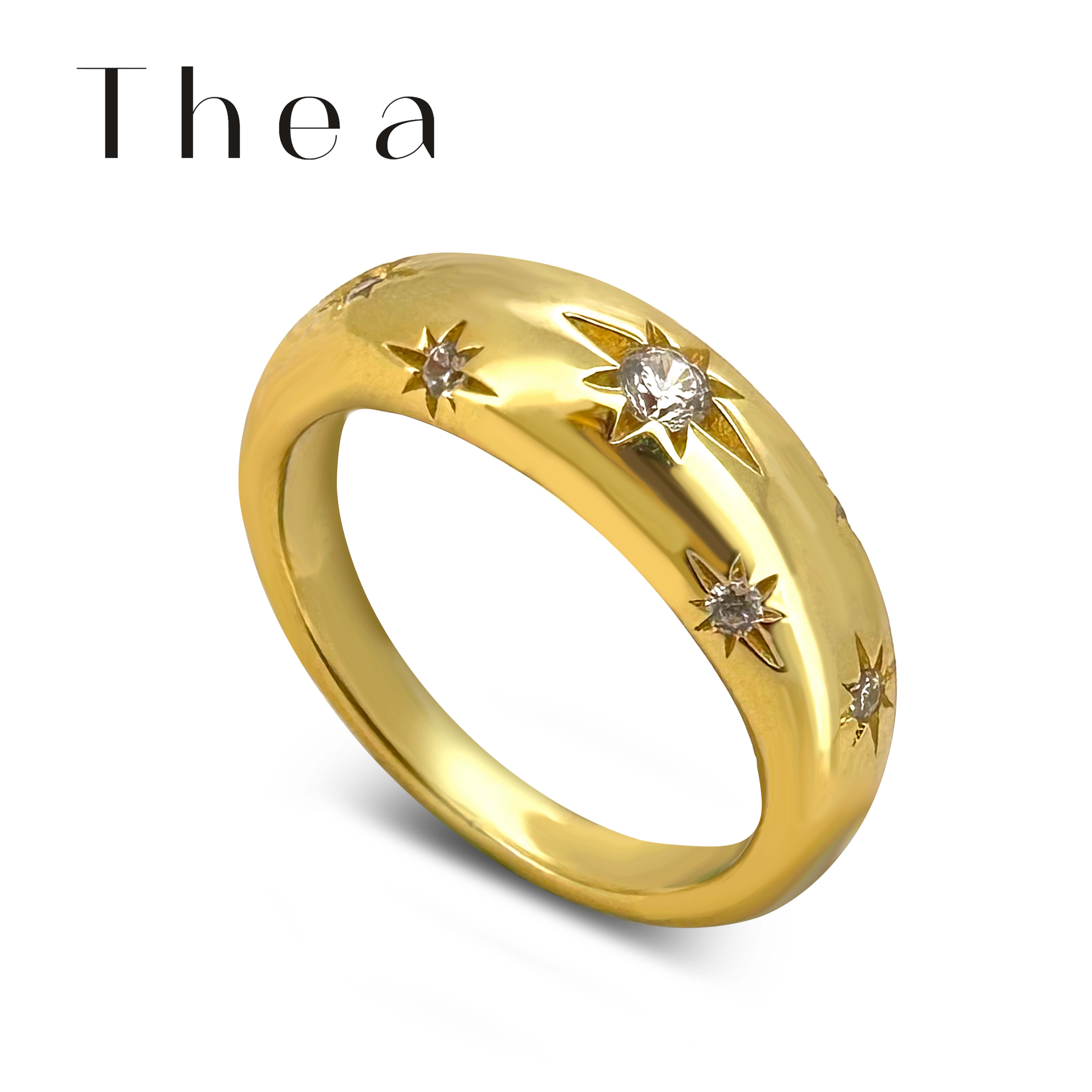 925银合成锆石戒指 【Thea】戒指小众欧美设计师轻奢指环百搭简约