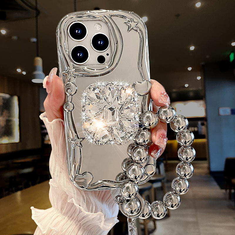 苹果14pro手机壳iPhone13promax新款12带支架11水钻xr女款xsmax