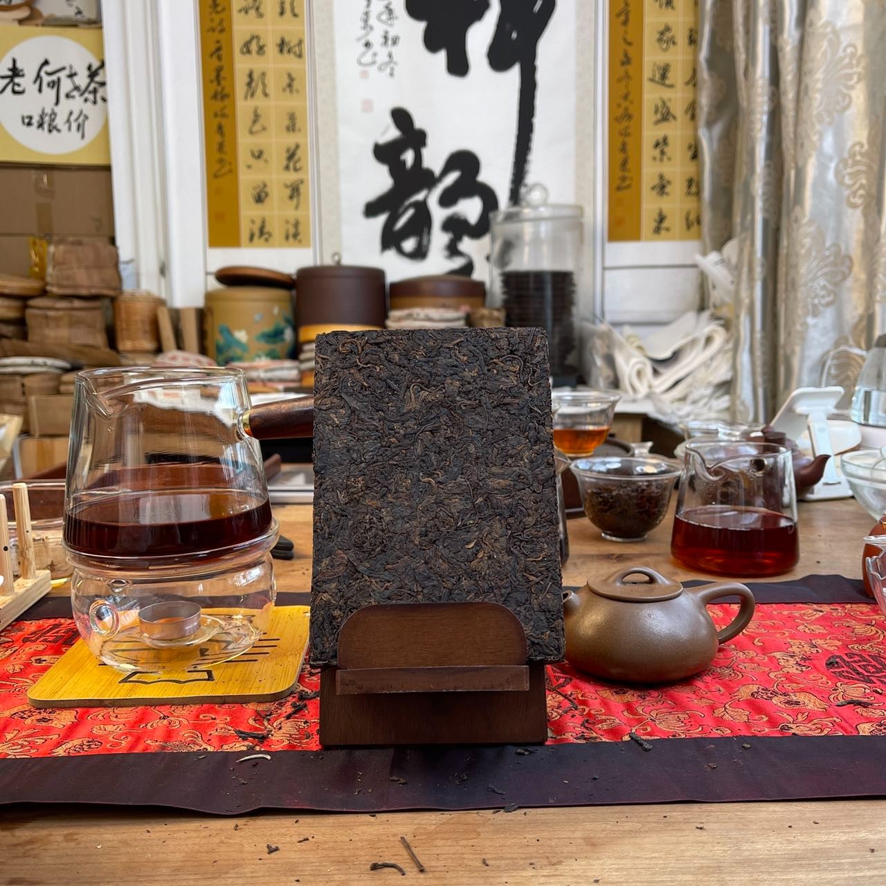 A.80#老茶头 普洱茶熟茶 品鉴装30克
