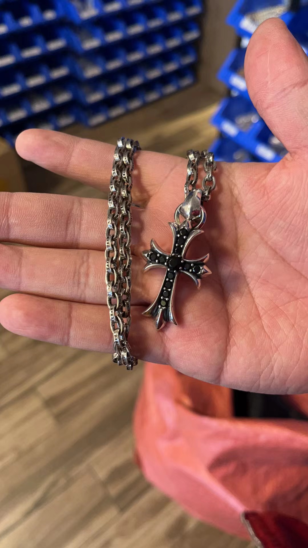 合金项链 【kk升级款黑锆单坠项链】 手工吊坠时尚百搭黑色黑色