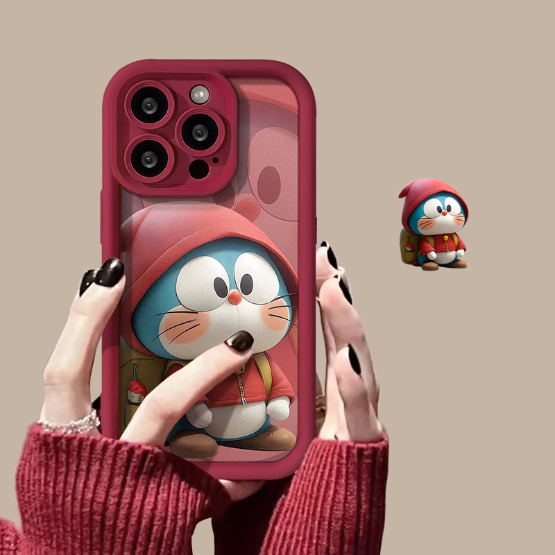 底纹哆啦A梦苹果华为mate60/vivo/oppo小米iPhone15promax手机壳