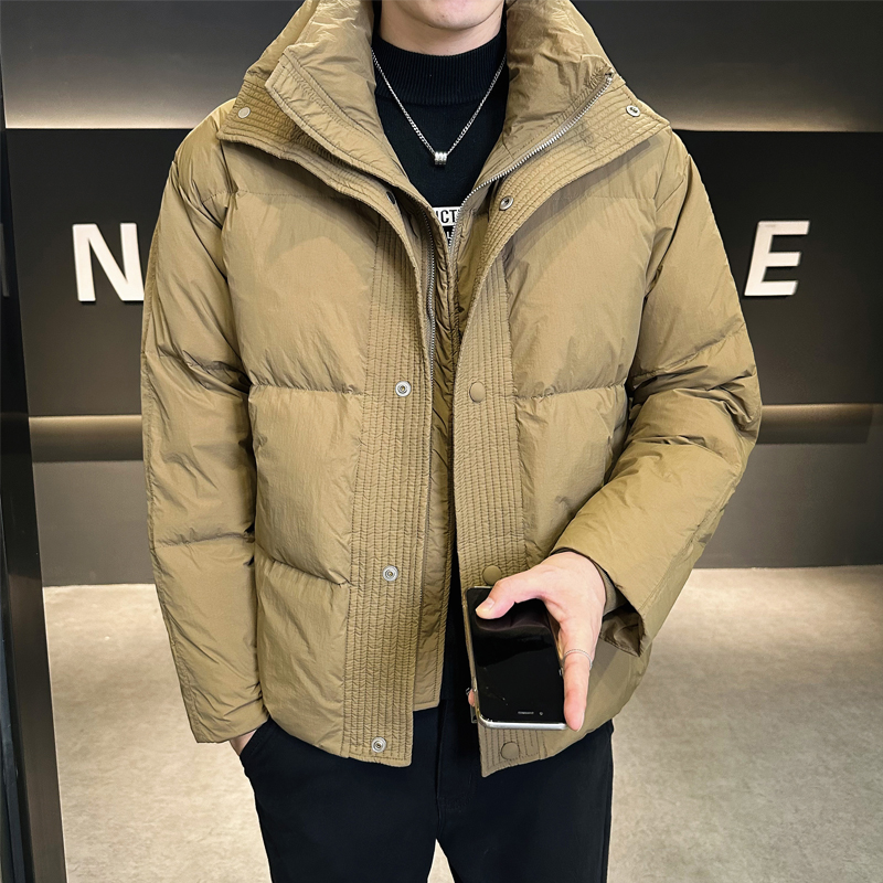 新国标90白鸭绒男装羽绒服男款白鸭绒加厚宽松假两件保暖男士外套