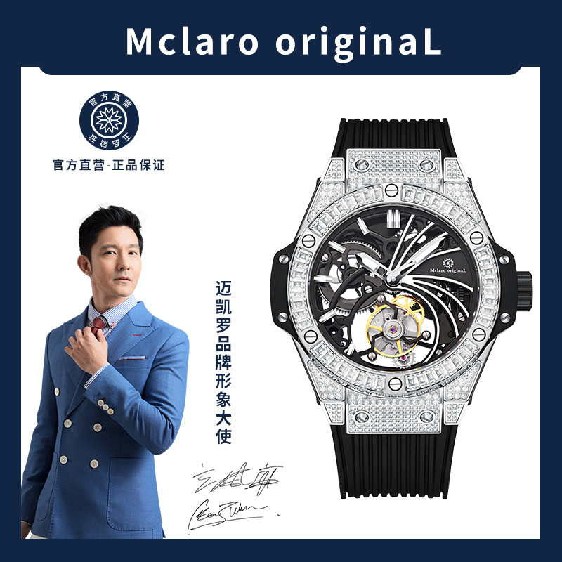 周伟凡补贴/凛冬之风满钻陀飞轮MA-spacex-001/男士机械腕表1-zwf