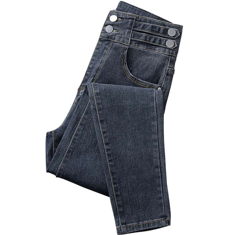 【品牌奥莱】丝柏舍2023秋装新款女修身牛仔裤铅笔裤S33X5375K