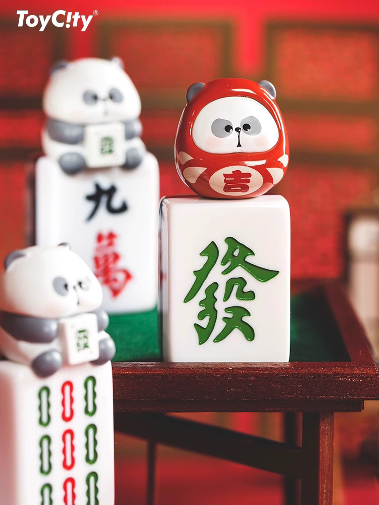 【猜猜乐】小耙听牌—麻将系列 正品潮玩摆件