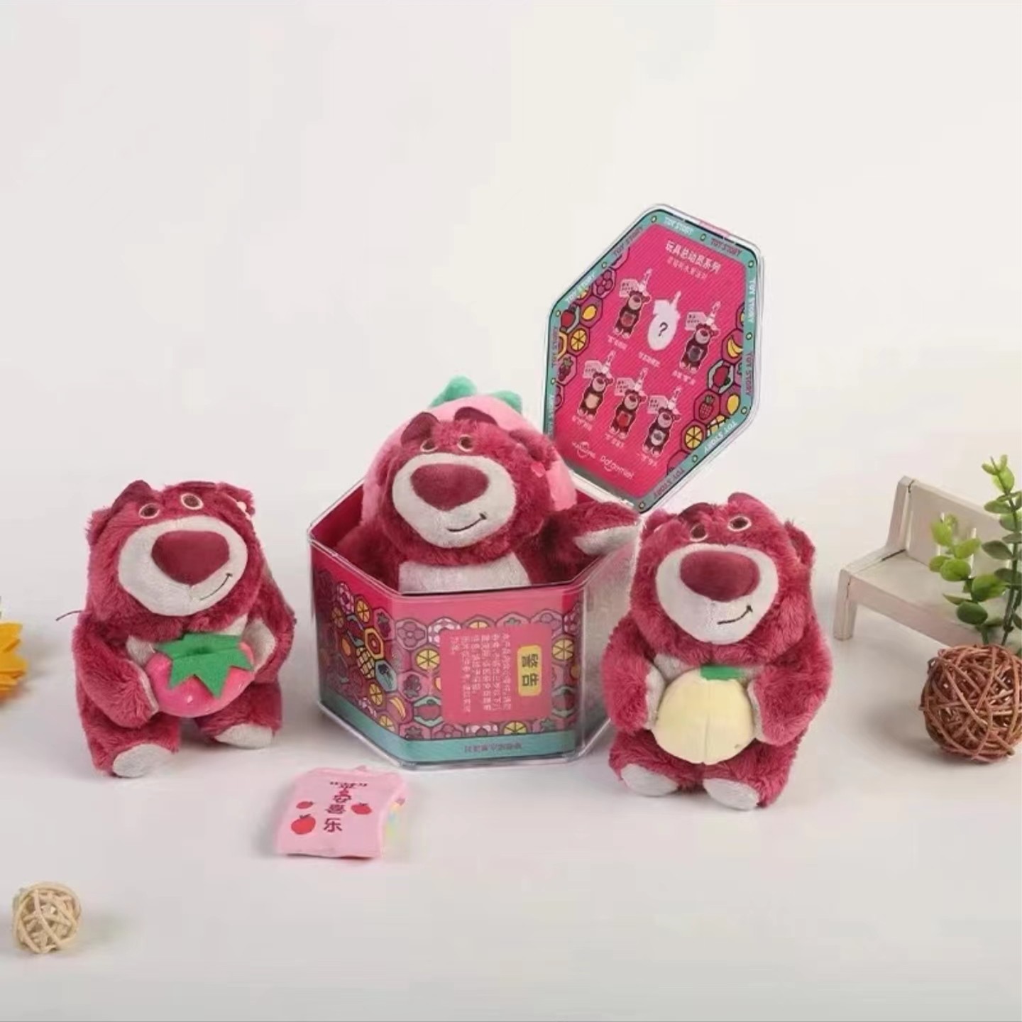 【拆盒】草莓熊水果派对系列盲盒 可爱少女风潮玩