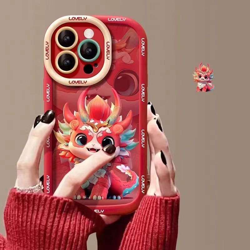 可爱宝宝适用苹果15pro14手机壳iphone13/12女11华为vivo小米oppo