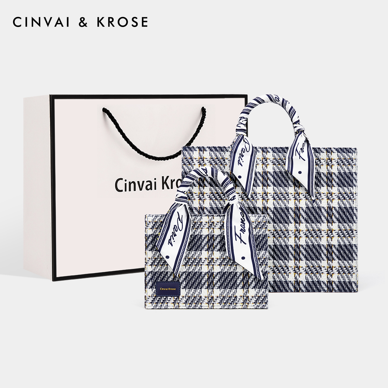 【CinvaiKrose官方正品】手提包女2023新款大容量托特包单肩斜挎包