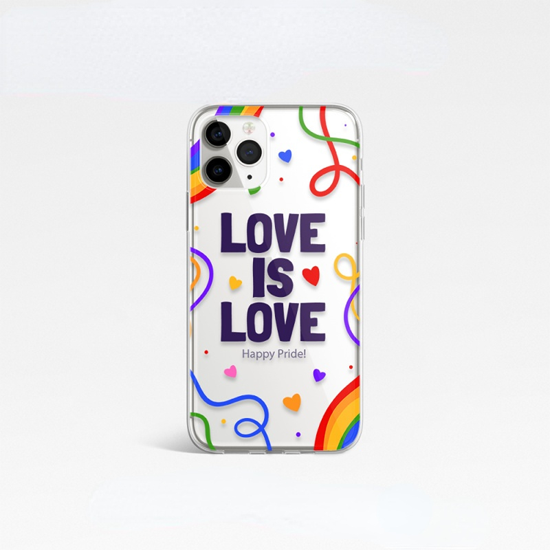 RainbowPride原创iPhone11pro手机壳p40 10 r15 2mini透明壳