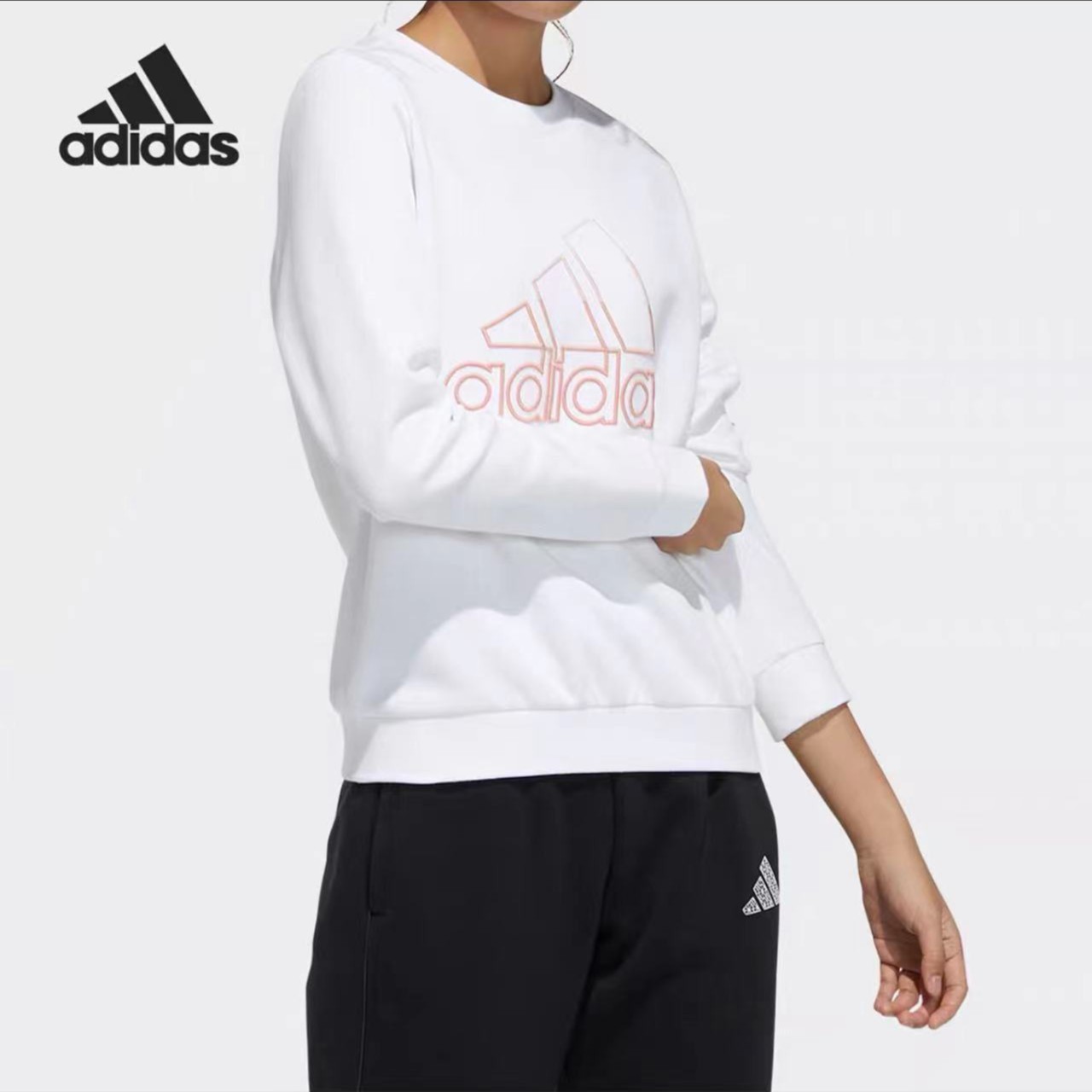 adidas/阿迪达斯#T女子运动休闲套头卫衣 GP0702