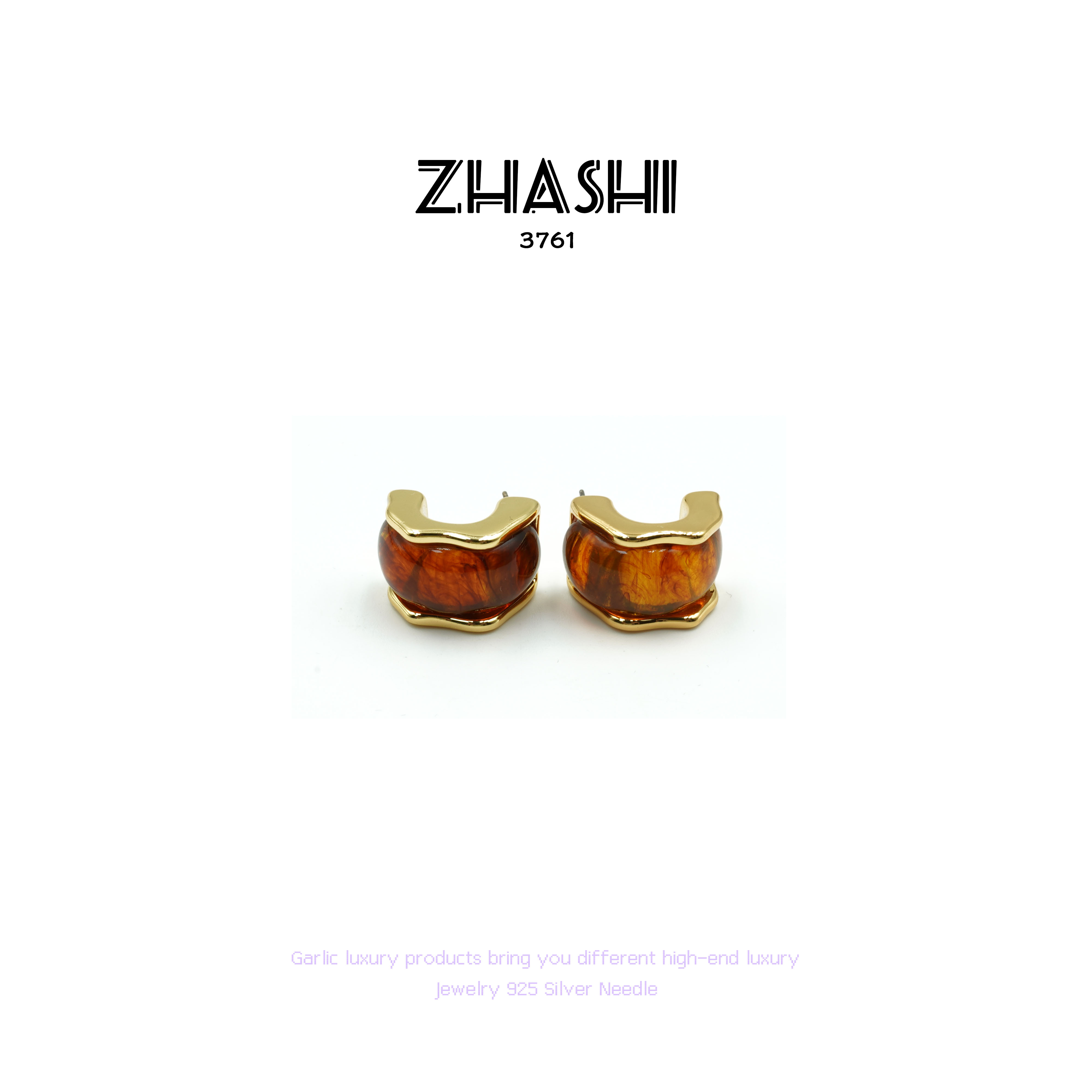 铜合金耳饰 日常通勤时尚百搭气质温柔高颜值高级感优雅耳饰~3761
