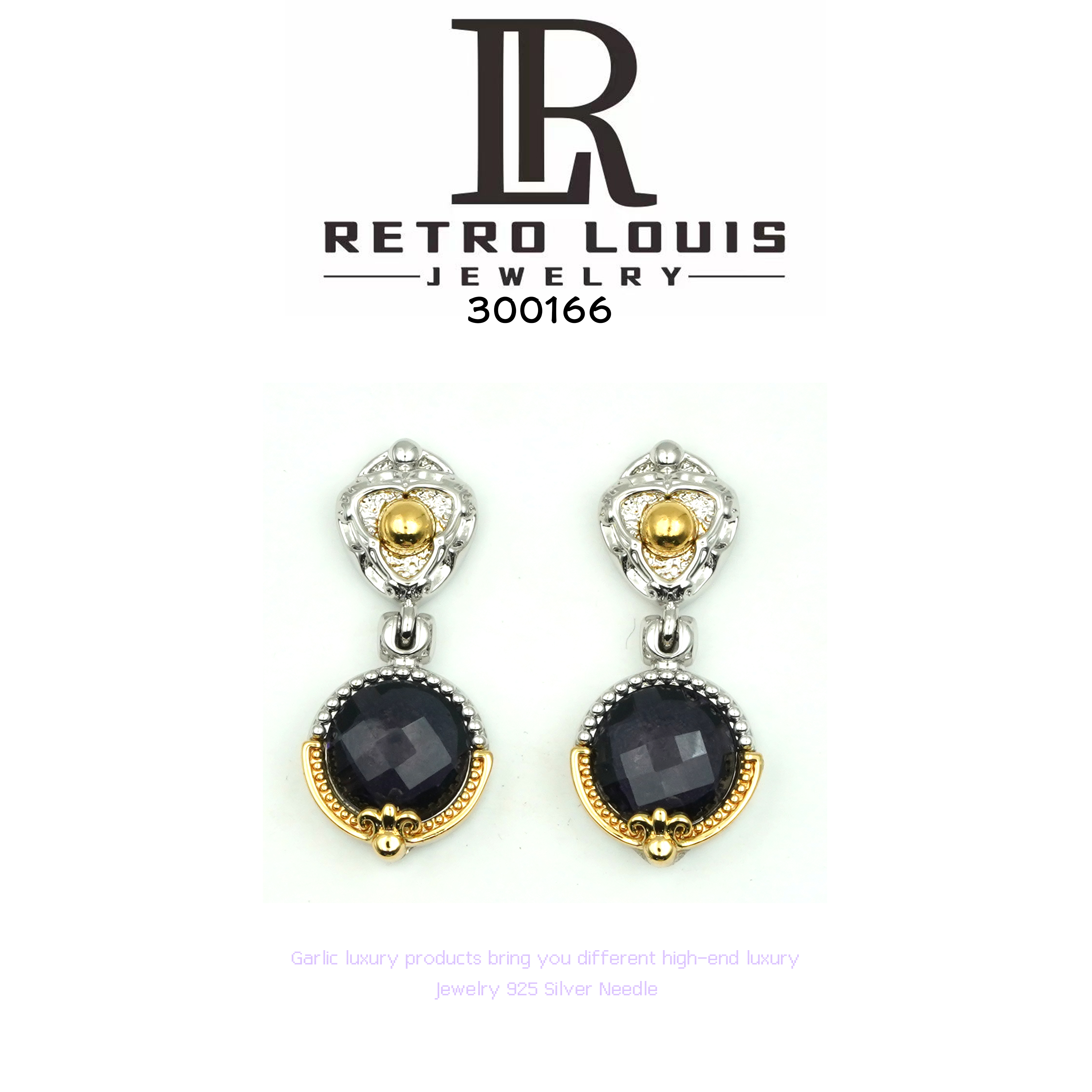 铜合金耳饰 RETRO LOUIS 耳饰~300166
