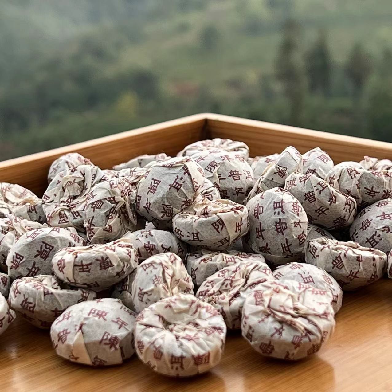 「青」2007年陈香普洱小沱茶 500克一斤装 包邮