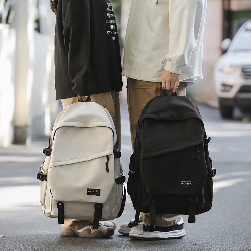 2024潮双肩包新款男女大容量电脑差旅行背包小学生高中大学生书包