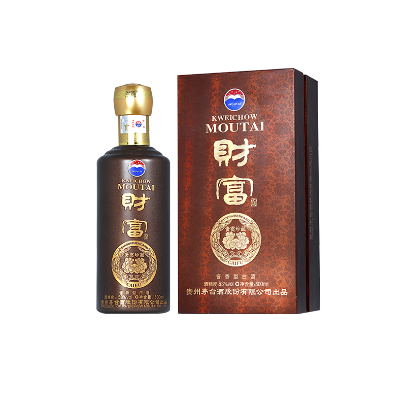 MOUTAI/茅台财富酒贵宾珍藏酱香型酒类商品送礼SC白酒53度500ml