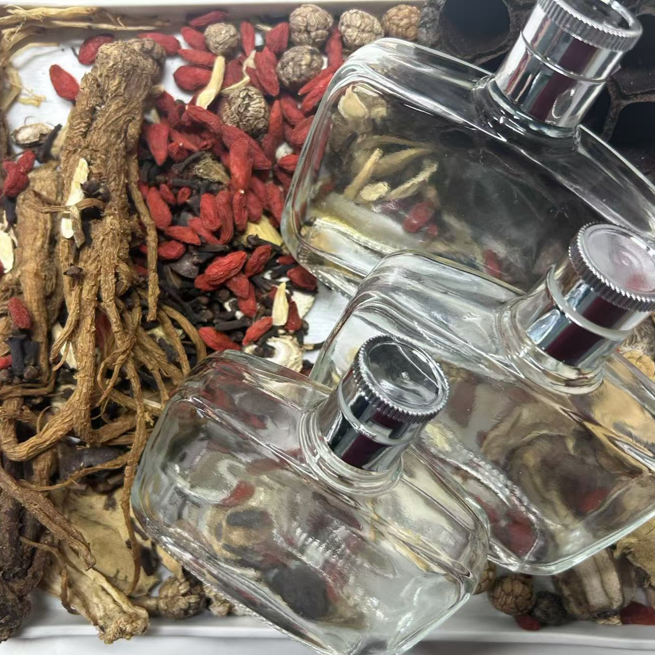 家用精致植物泡酒瓶 男女同款