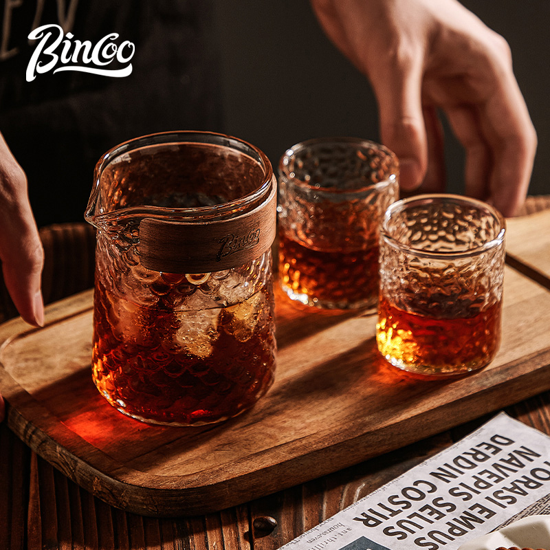 Bincoo龙鳞咖啡壶 手冲咖啡杯  咖啡分享壶套装 咖啡杯咖啡器具