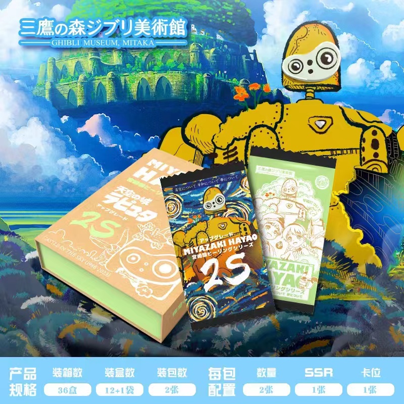 【福袋】乐漫屋 三鹰美术馆 宫崎骏2s 卡牌若干张
