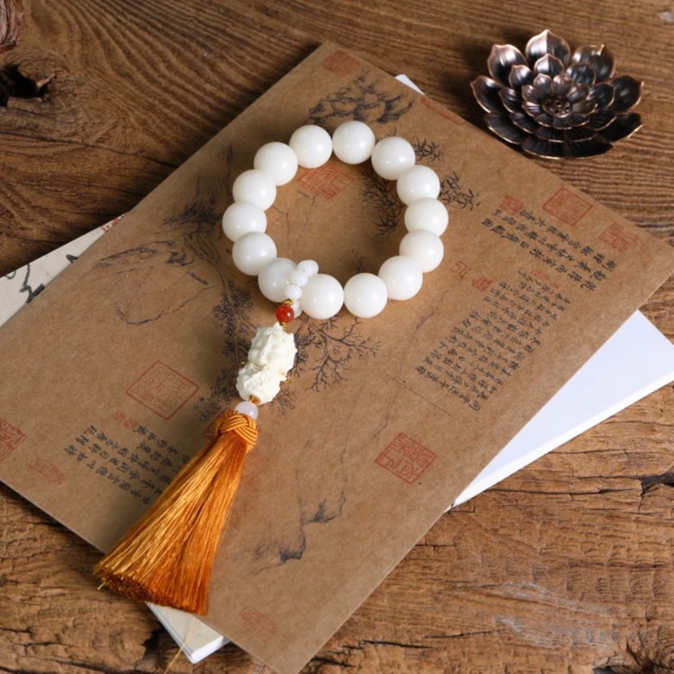 白菩提2.0手串 手工古风民族风  手持度母款