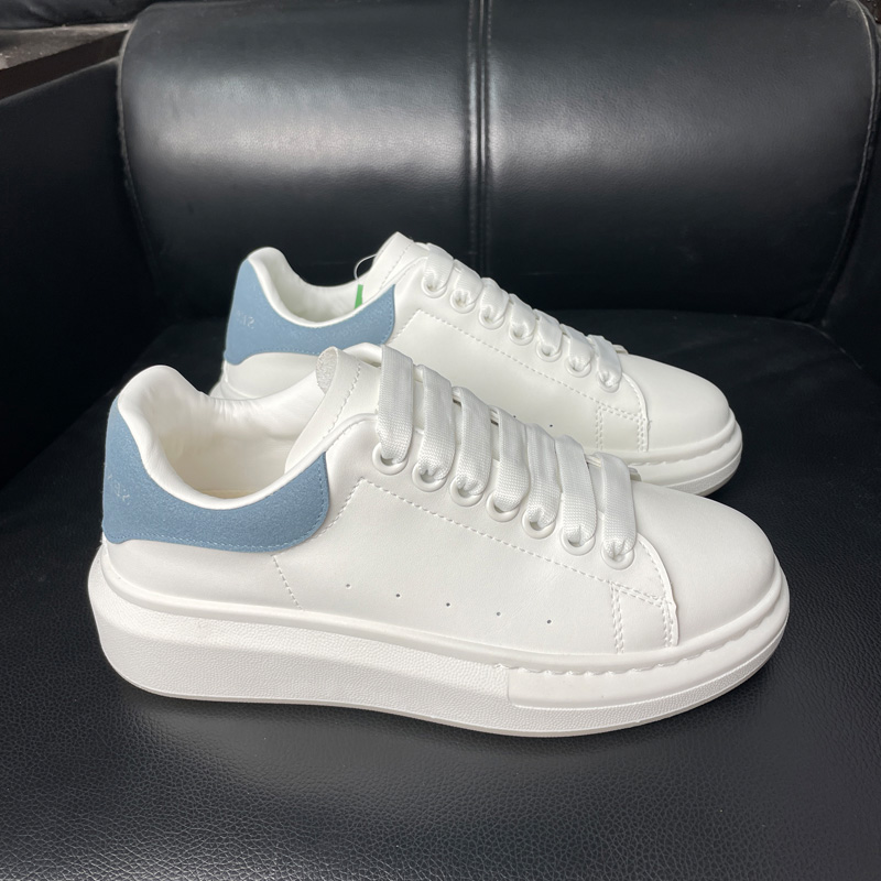 SENMA/森马雾霾蓝厚底小白鞋潮流百搭休闲运动白色板鞋增高松糕鞋商品图