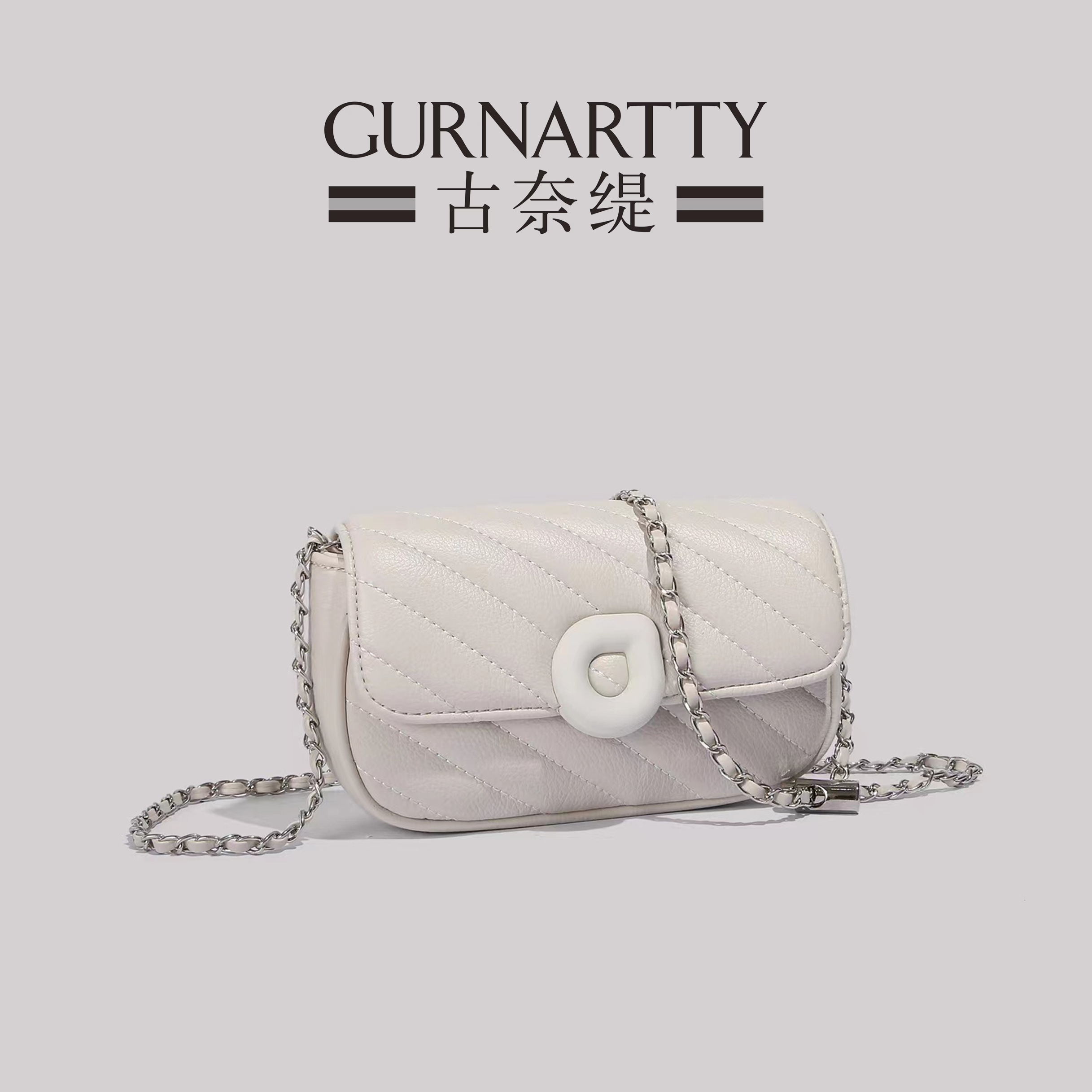 GURNARTTY古奈缇2023潮流新款19082时尚气质百搭经典单肩斜跨包