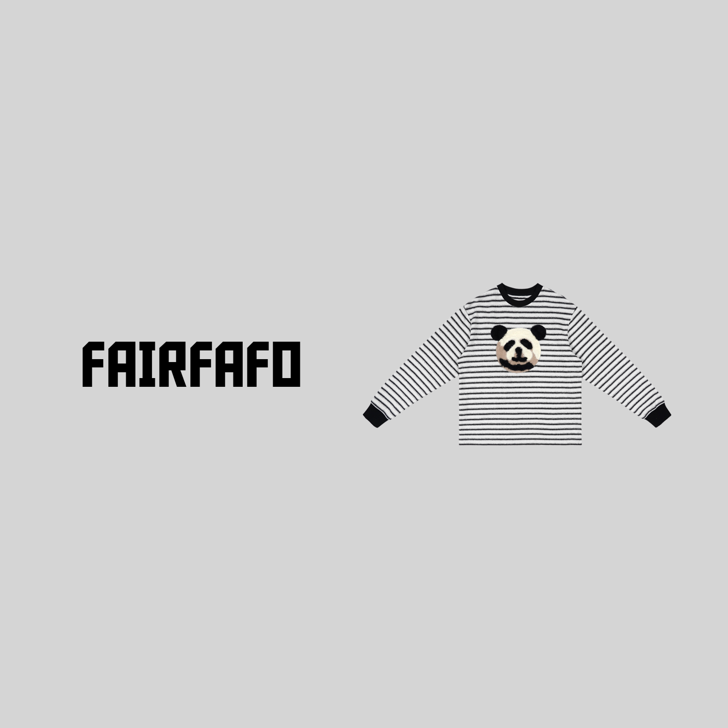 林肉肉【熊猫条纹长袖】DX-861