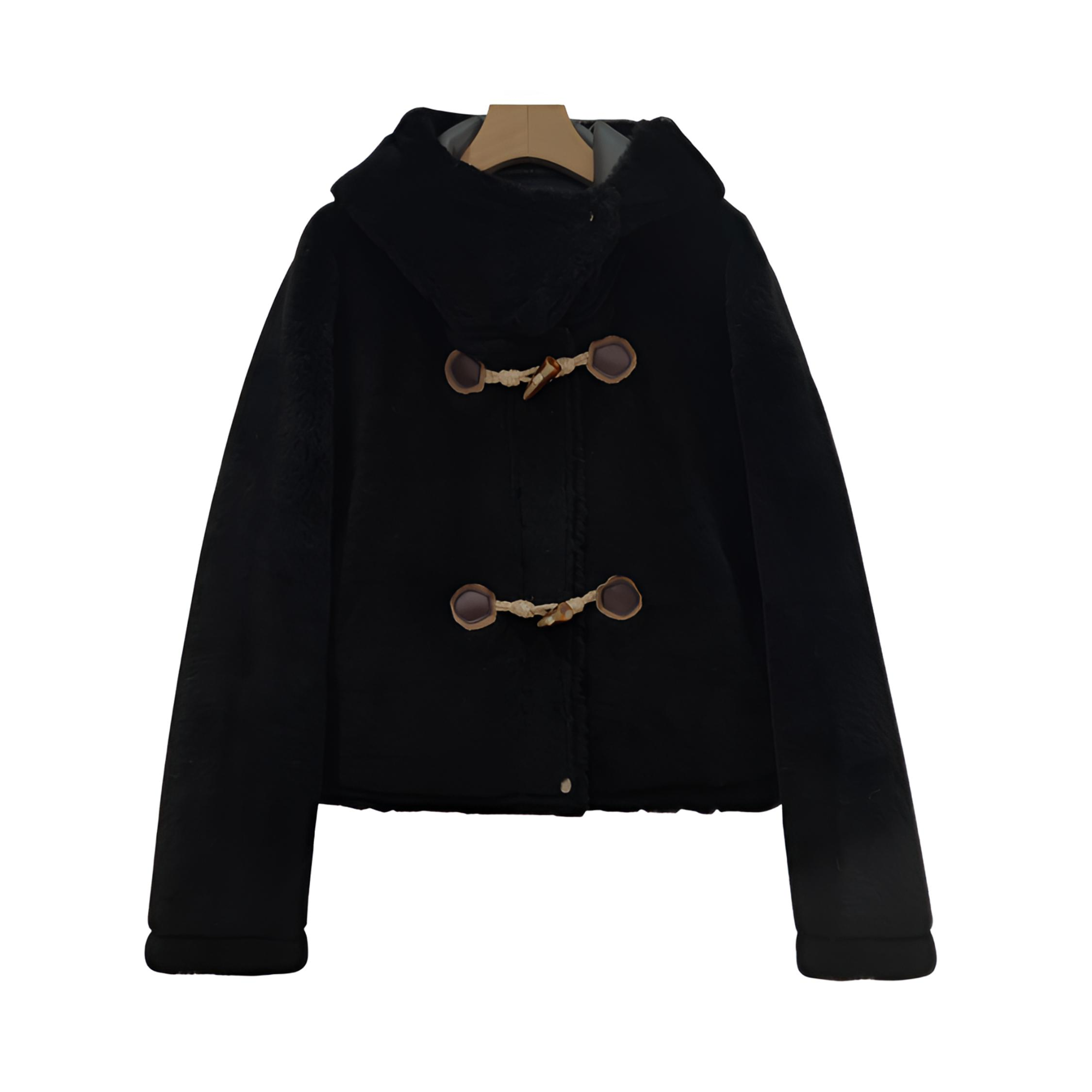 美尚冬季女装【6087】连帽短外套秋冬秋冬厚外套上衣女外套时尚